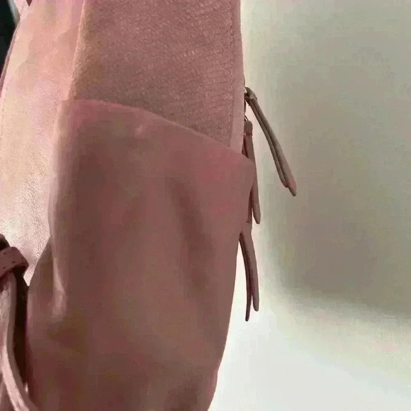 Vera Bradley leather and suede backpack purse - Picture 3 of 8